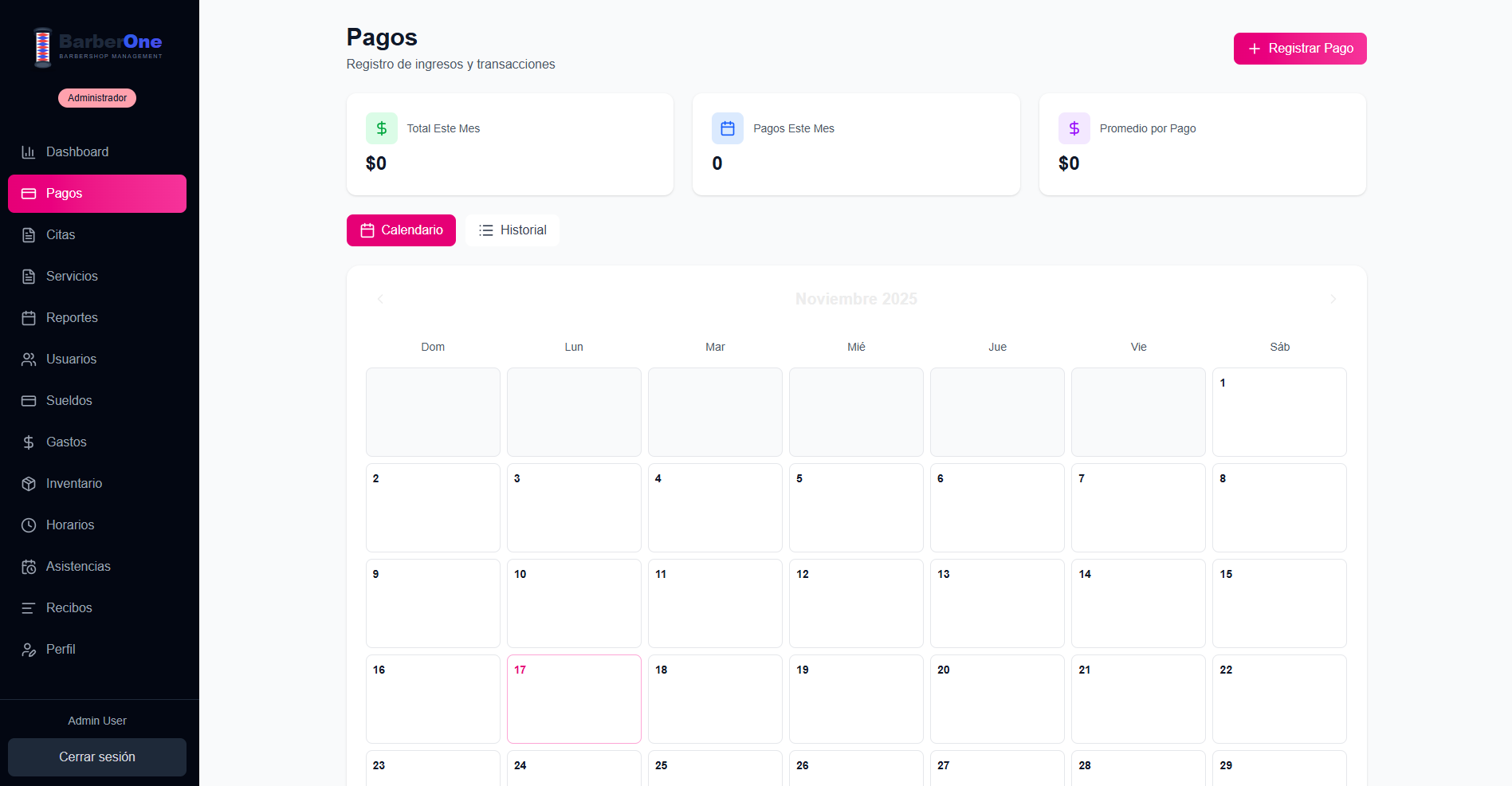 BarberOne | Gestión para barberías