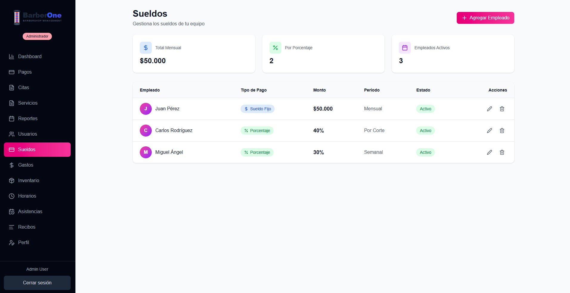 BarberOne | Gestión para barberías