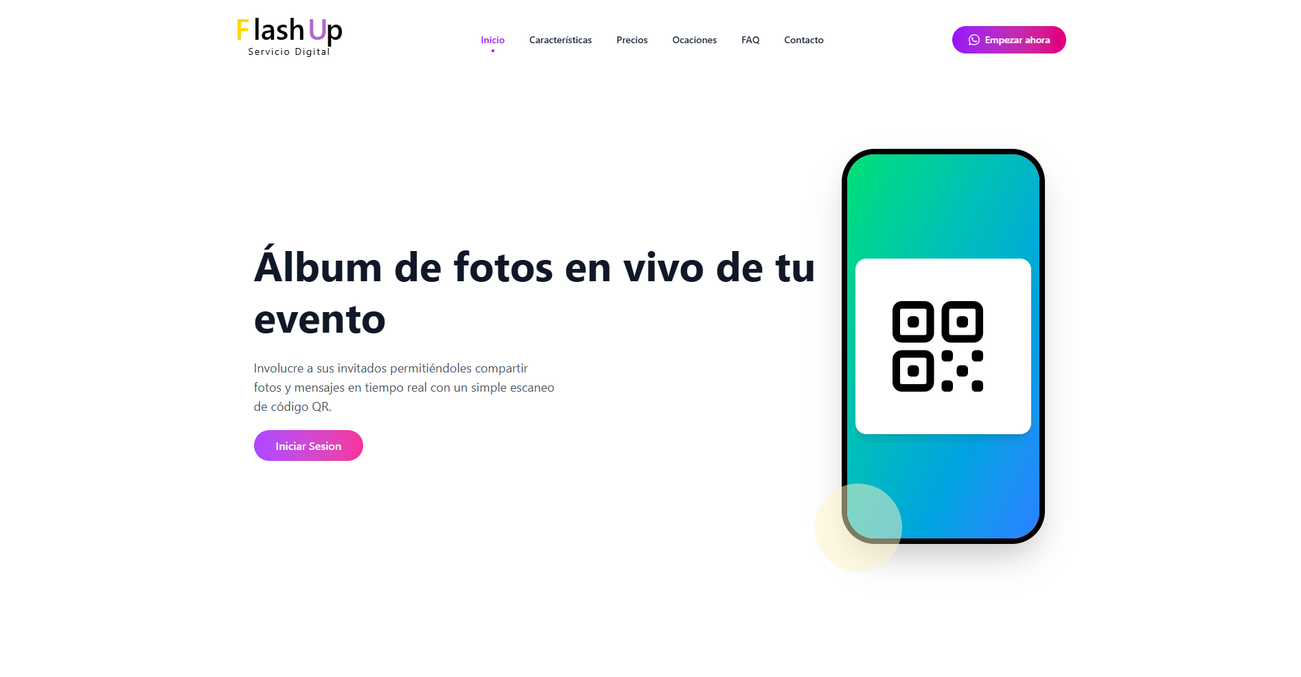 FlashUp | Evento en tiempo real